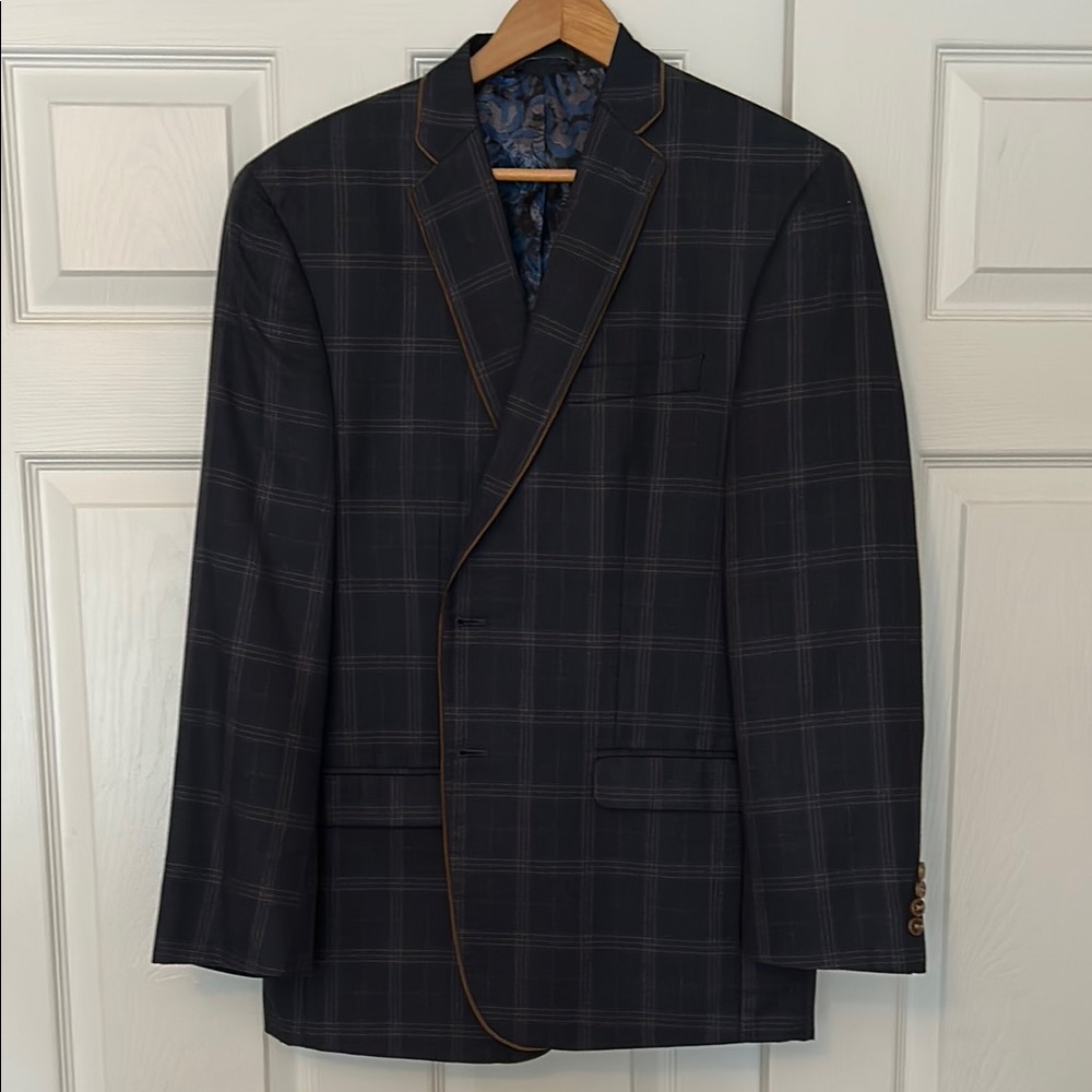 Van Heusen Black Plaid Blazer